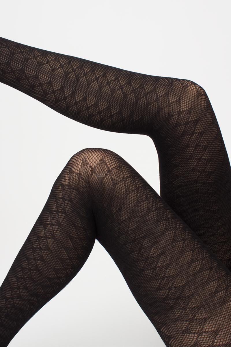 Хлопковые колготки с узором Lacery 1 60d