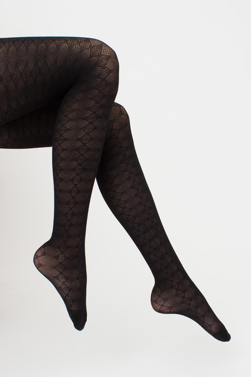 Хлопковые колготки с узором Lacery 1 60d