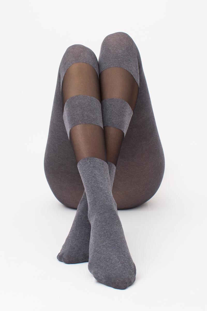 Меланжевые колготки с узором Miracle 2 40d