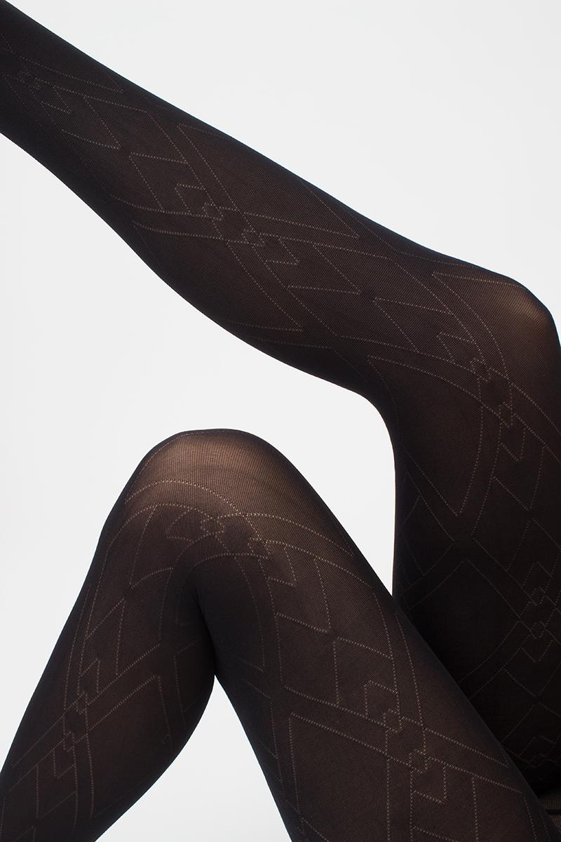 Колготки с геометрическим узором Outline 1 60d