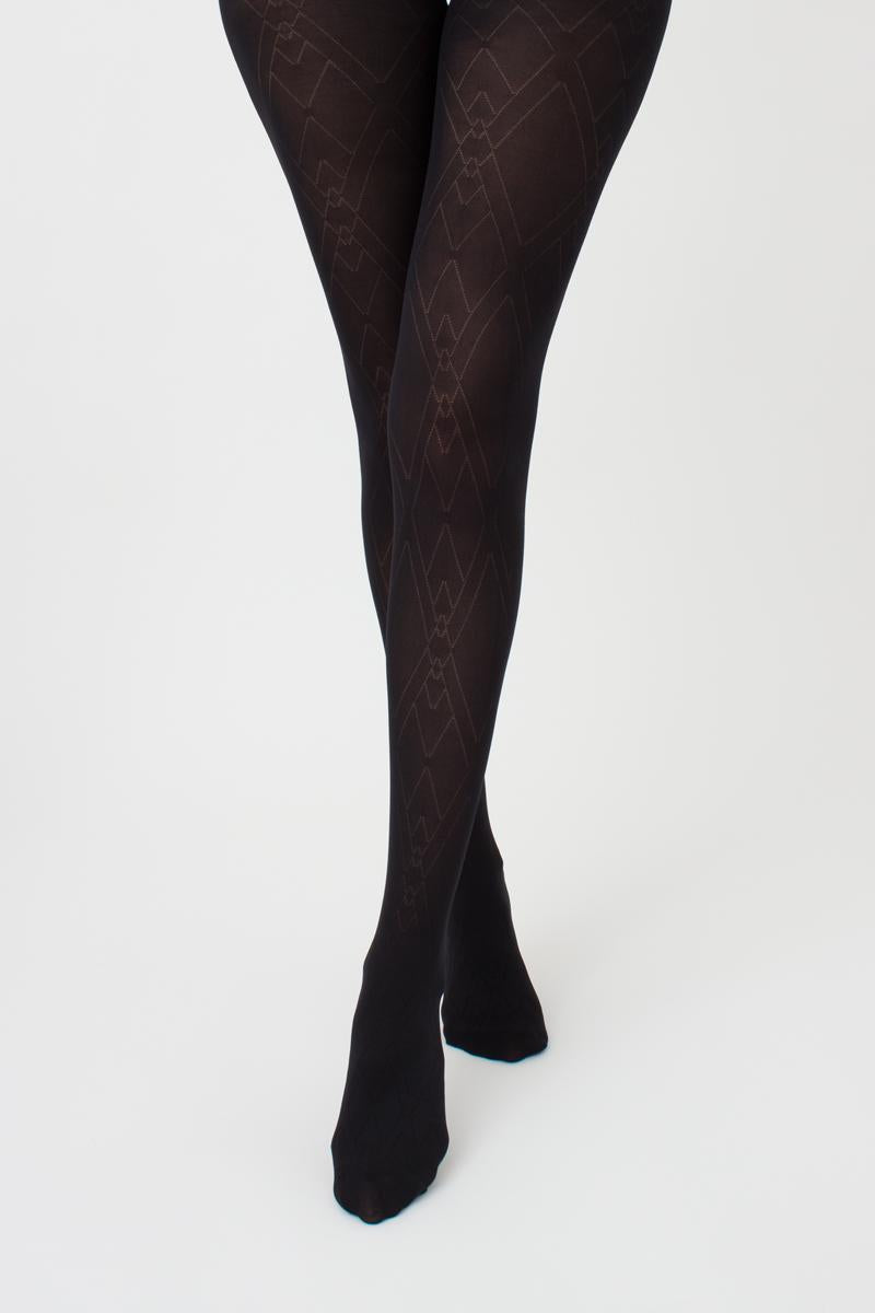 Колготки с геометрическим узором Outline 1 60d