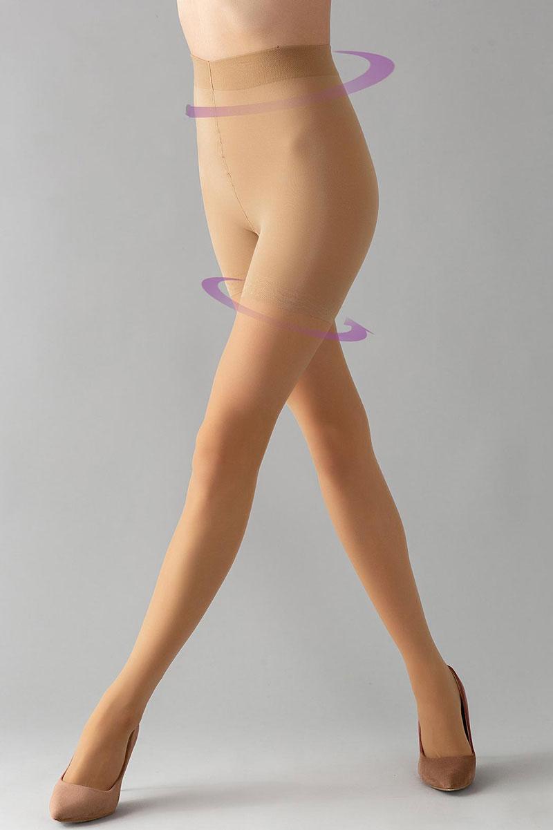 Матовые колготки с уплотненными шортиками Slim 40d