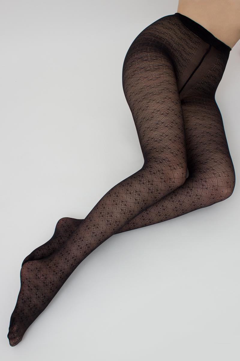 Колготки с ажурным узором Tissue 2 20d