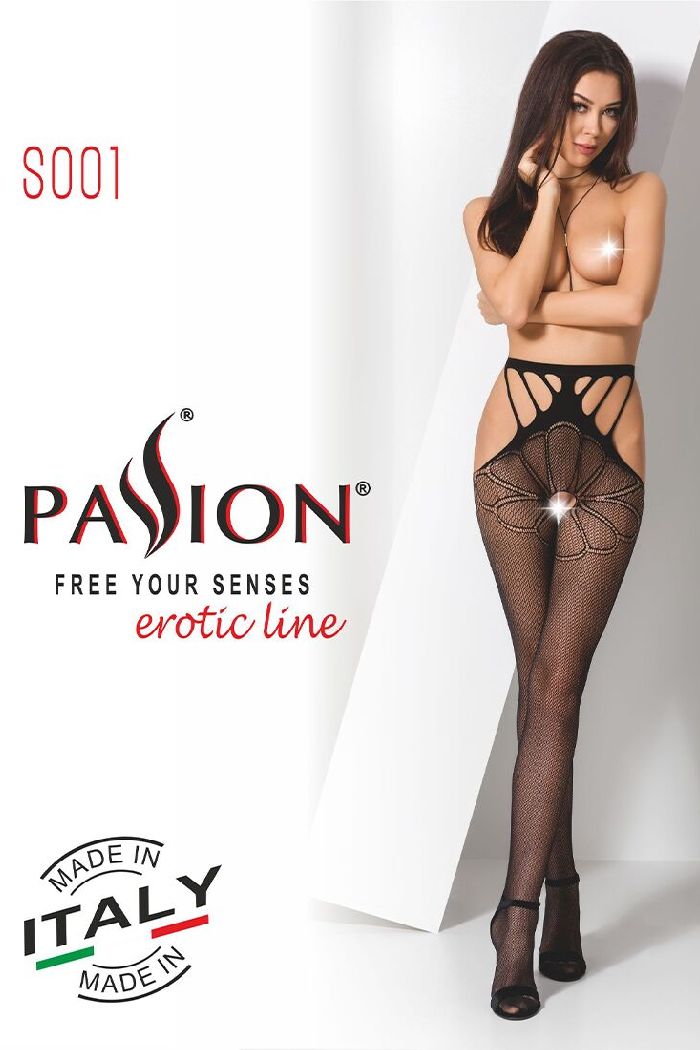 Еротичні колготки у сітку S001