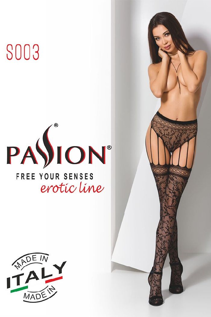 Еротичні колготки у сітку S003