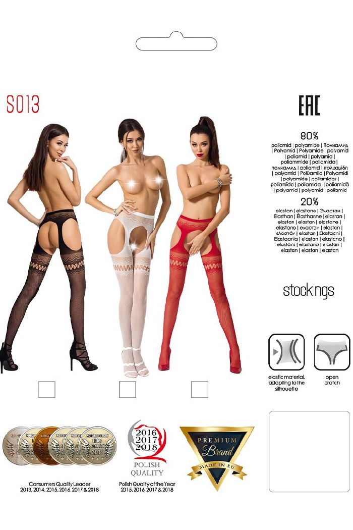 Эротические колготки в сетку S013