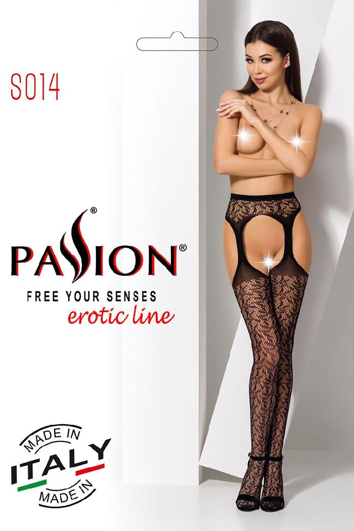 Эротические колготки в сетку S014