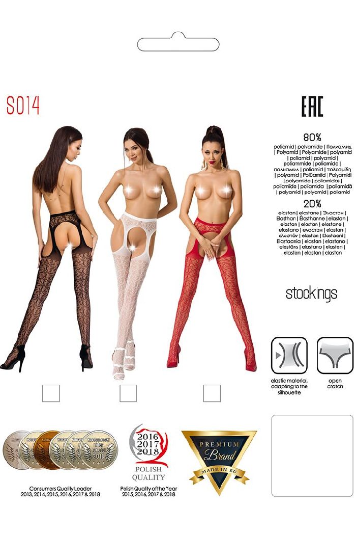 Эротические колготки в сетку S014