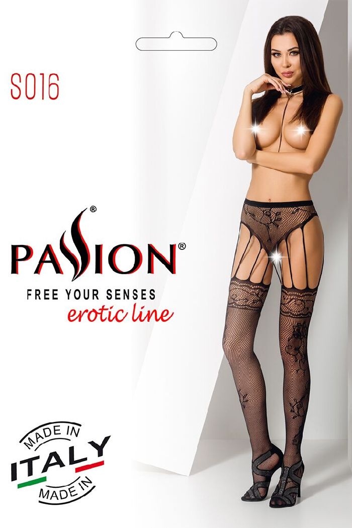 Эротические колготки в сетку S016