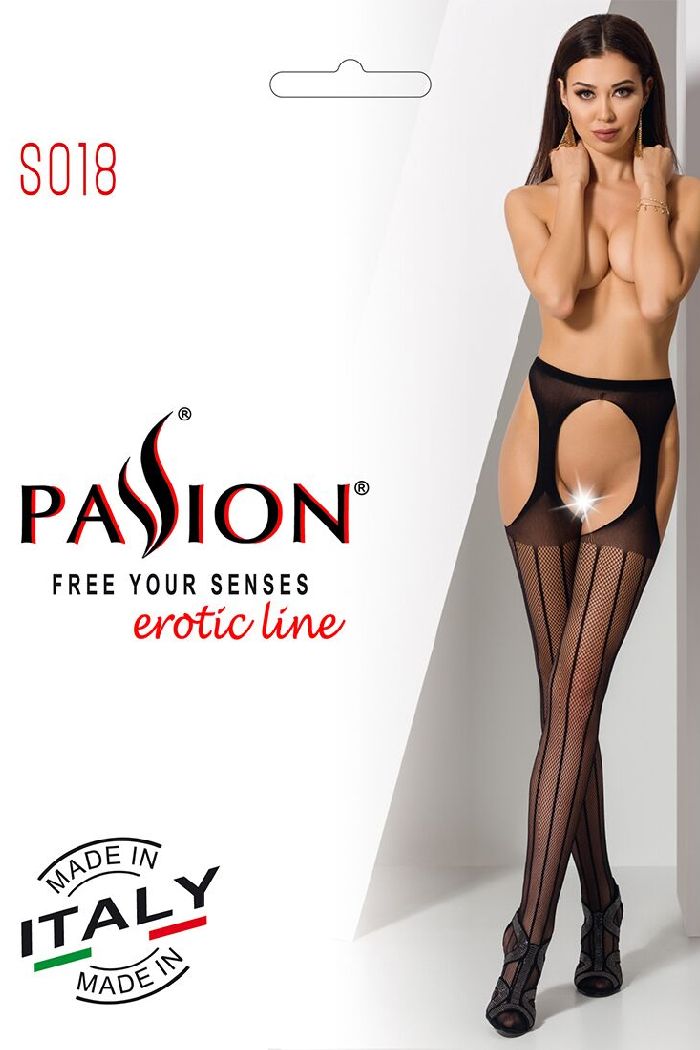 Эротические колготки в сетку S018