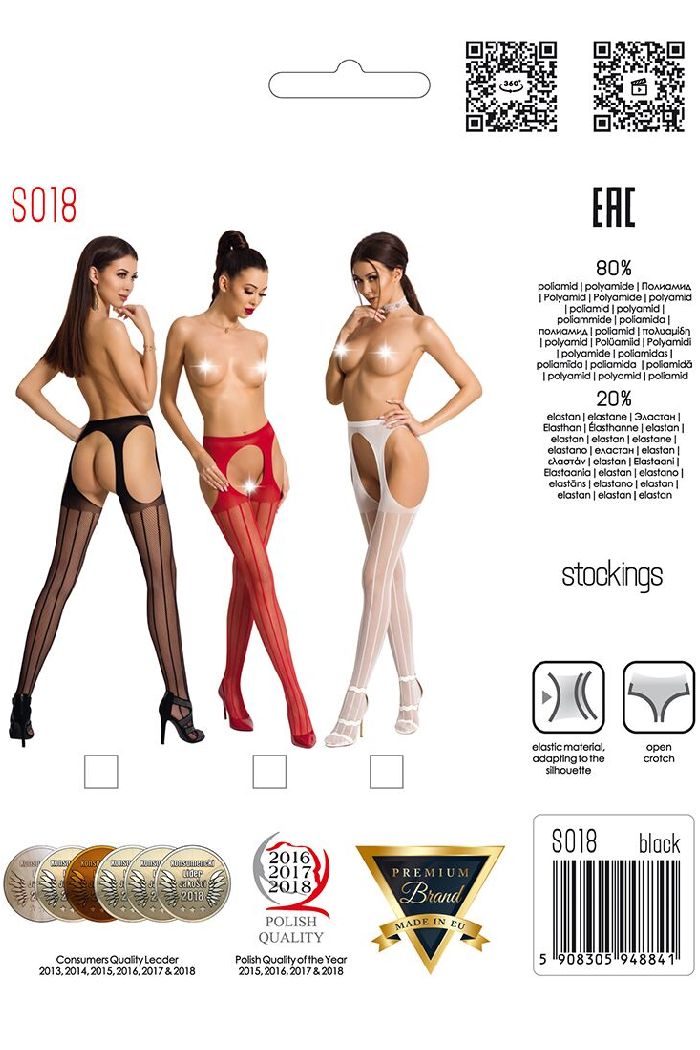 Эротические колготки в сетку S018