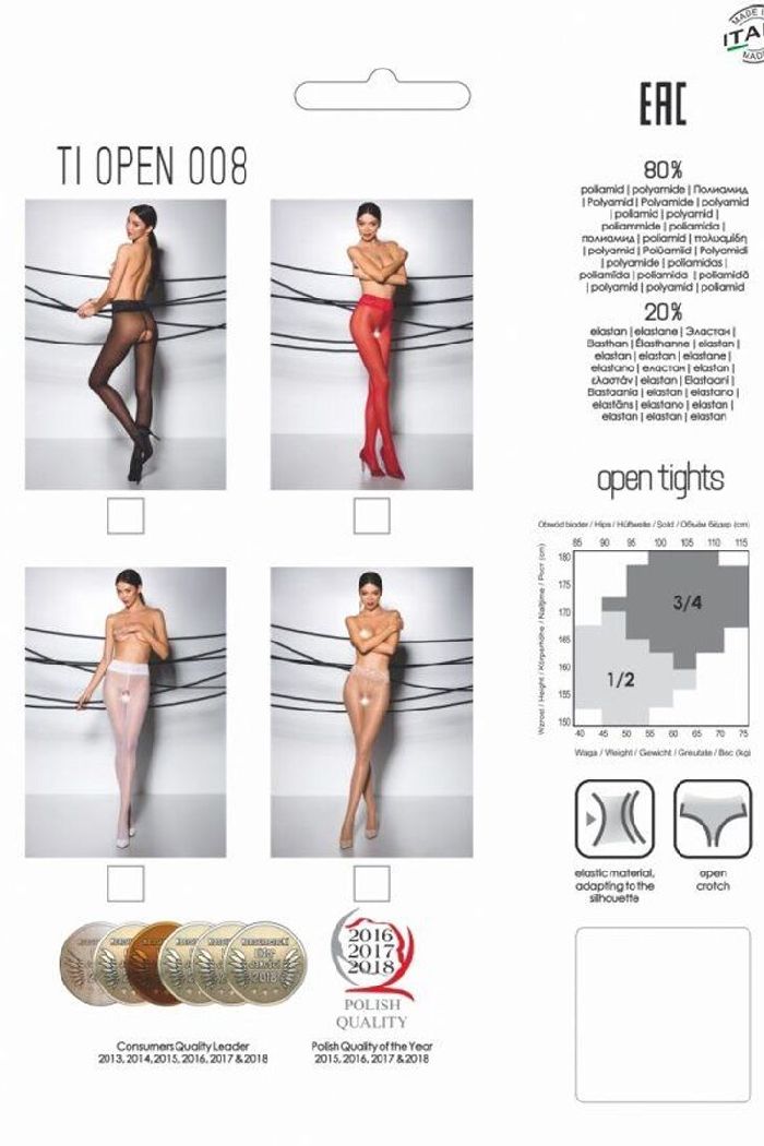 Колготки с кружевным поясом Tiopen 008 30d