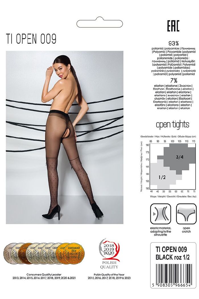 Колготки з розрізом Tiopen 009 20d