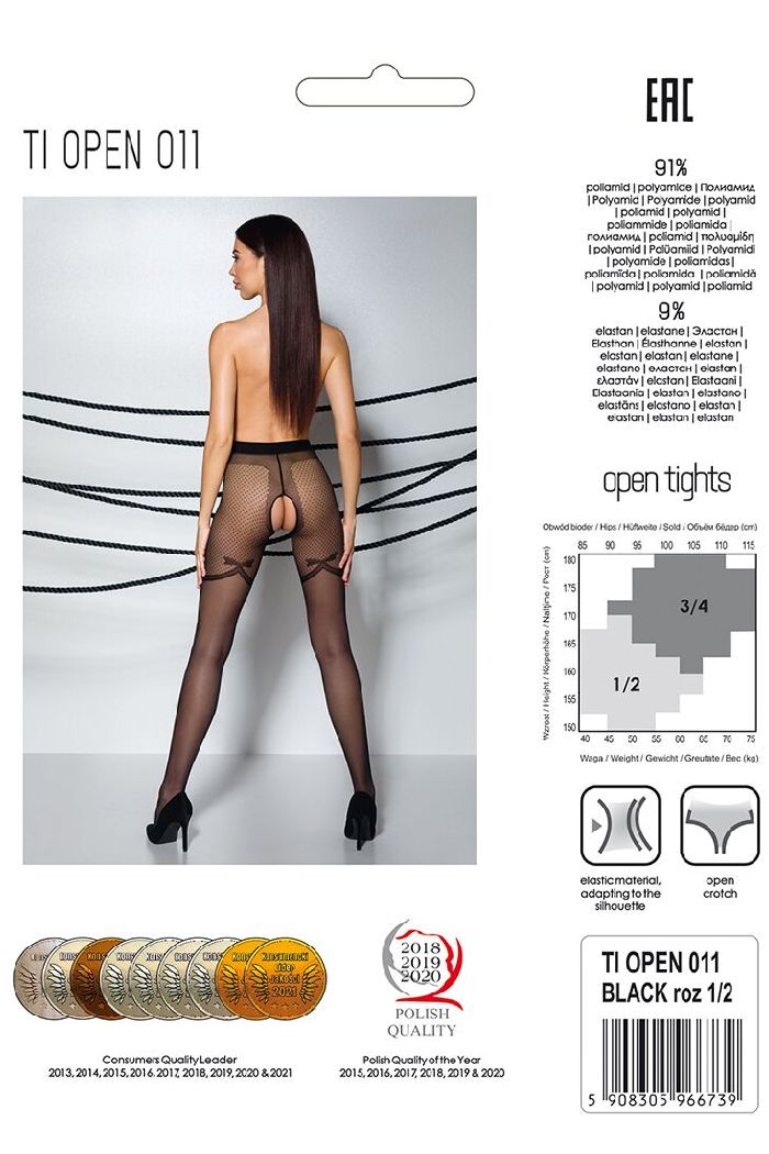 Колготки з розрізом Tiopen 011 20d