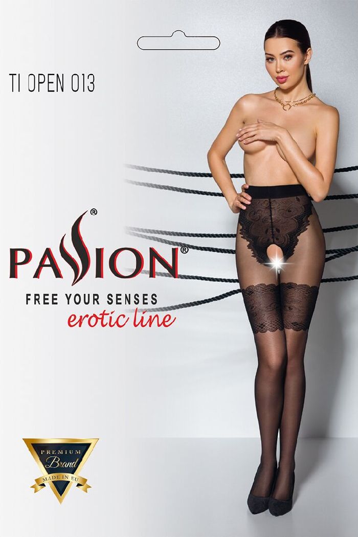 Колготки з розрізом Tiopen 013 20/40d