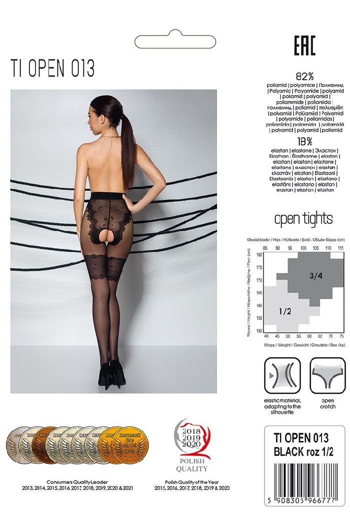 Колготки з розрізом Tiopen 013 20/40d