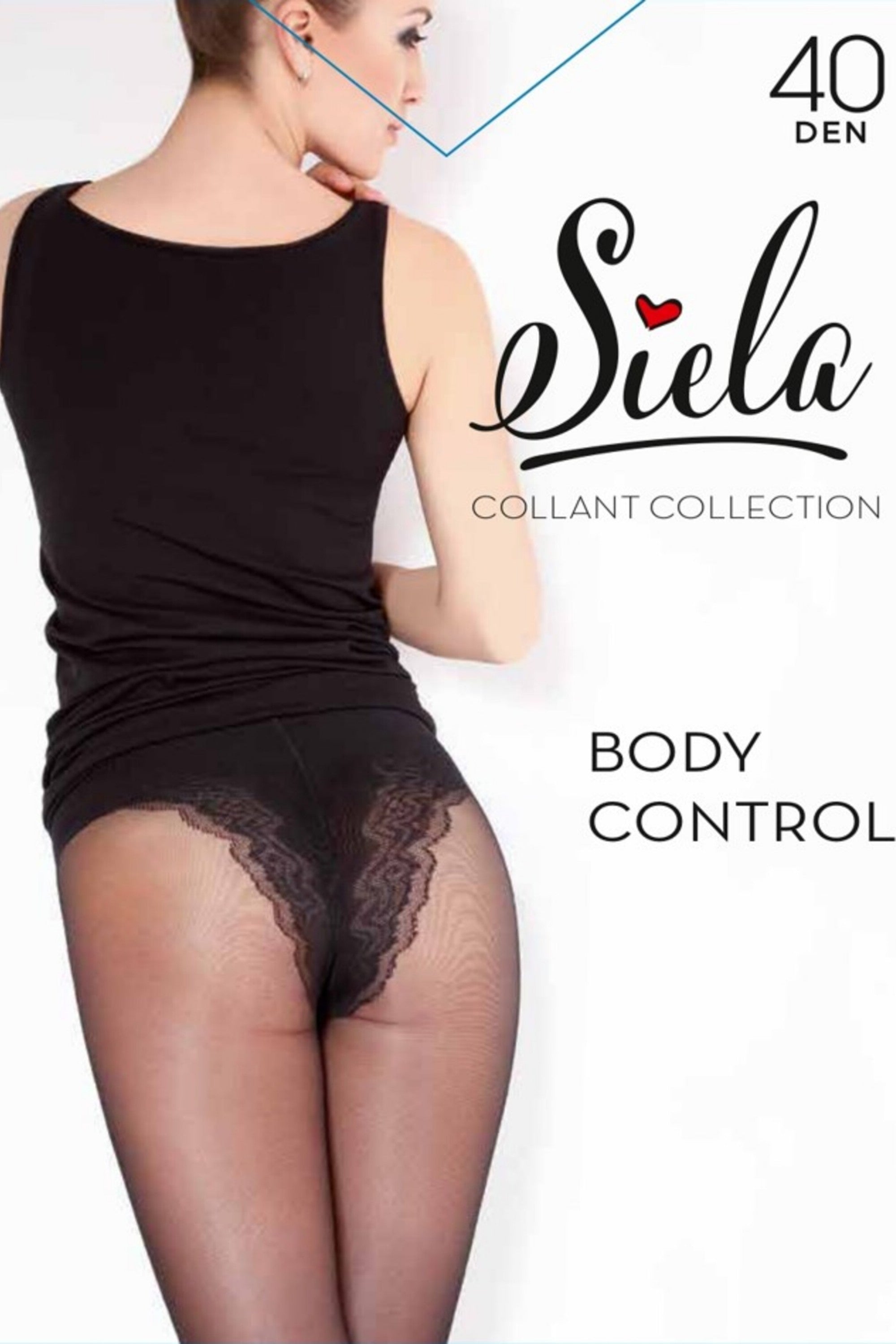 Колготки с кружевными трусиками Body Control 40d