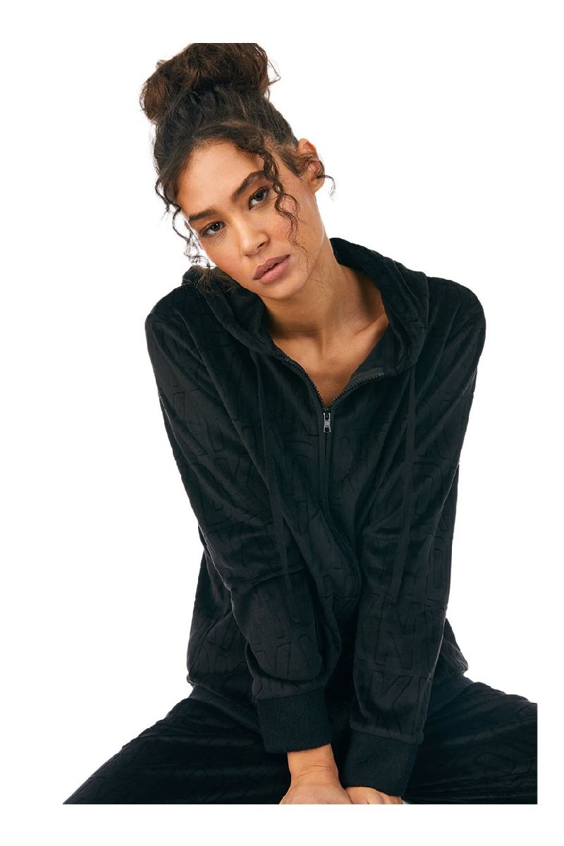 Велюровый костюм YI2822600/001 black