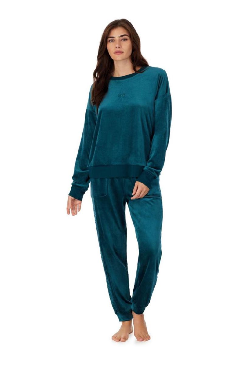 Велюровий комплект для дому YI2922606/370 deep teal