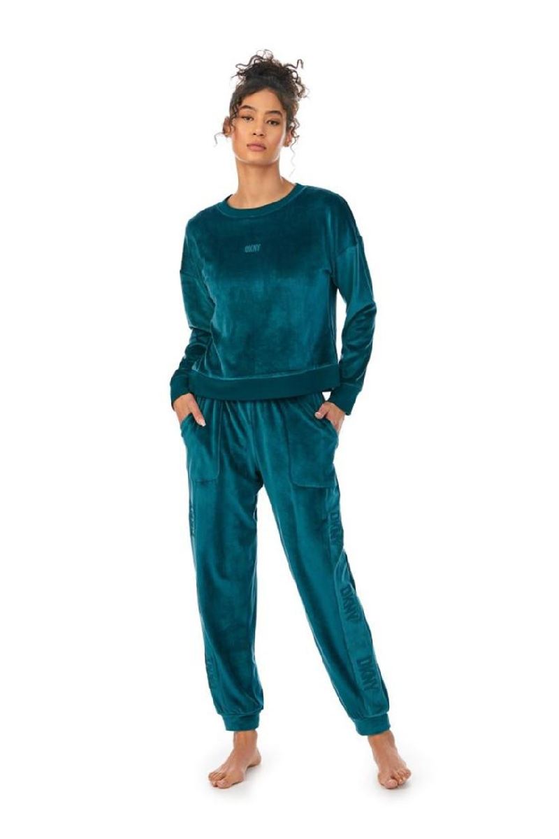 Велюровый комплект для дома YI2922606/370 deep teal