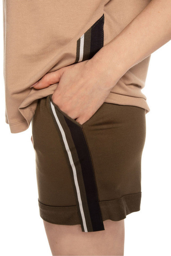 Трикотажный комплект 03154 chocolate