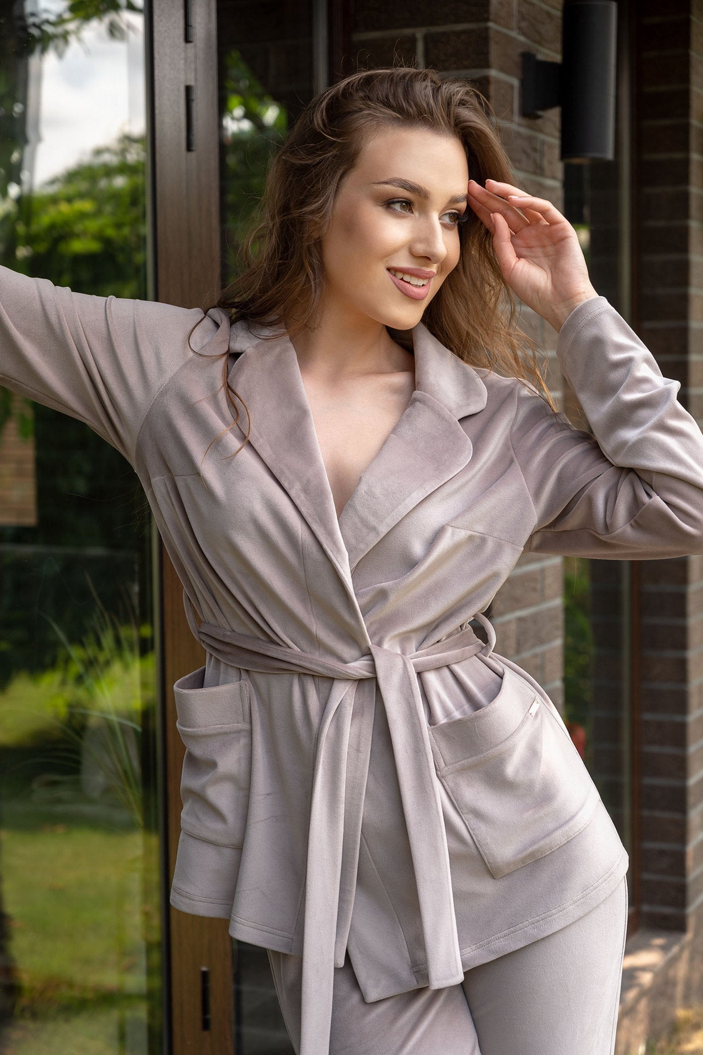 Велюровый комплект 2322 cappuccino 