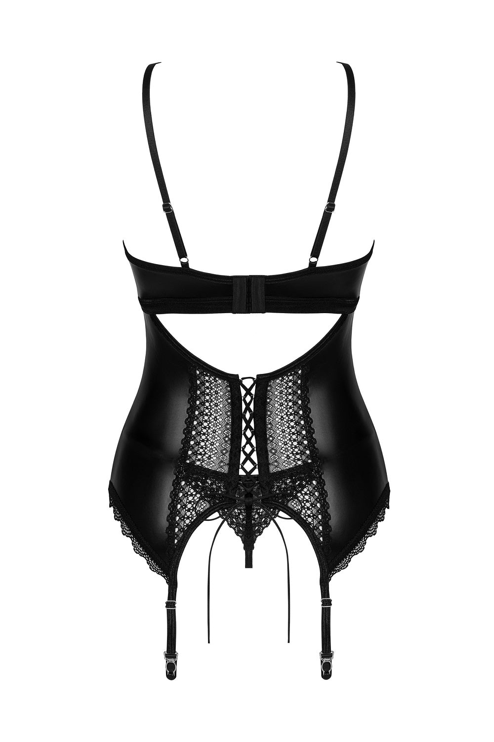 Эротический корсет со шнуровкой Norides black