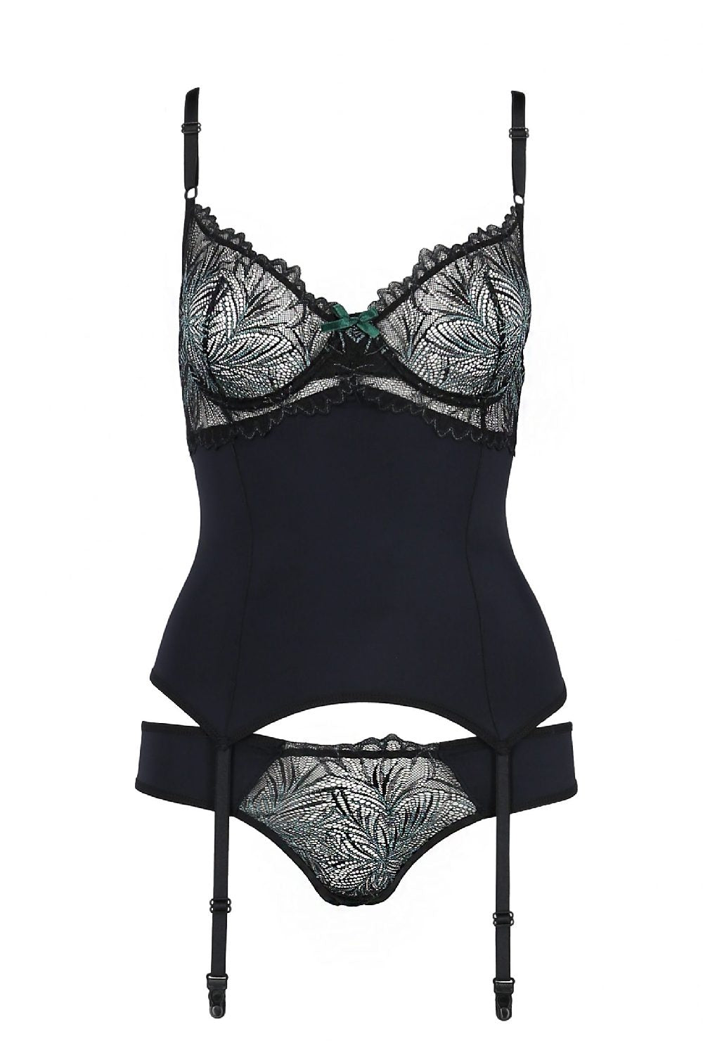 Корсет с кружевным лифом Floris