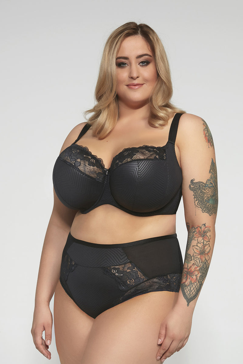 Полудублированный бюстгальтер с принтом Nicole anthracite