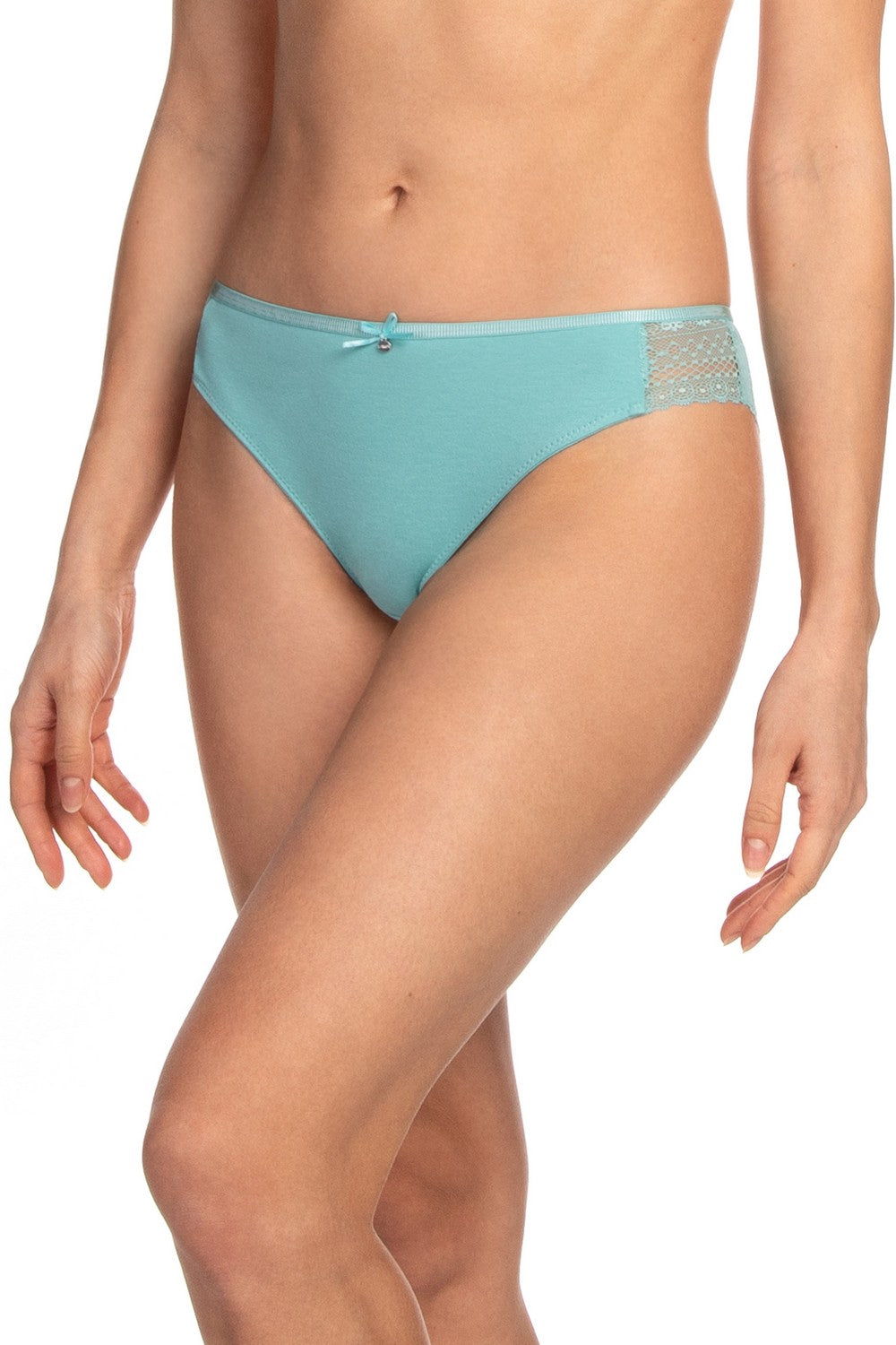 Хлопковые трусики слип с кружевом 1488MB (2 шт.)