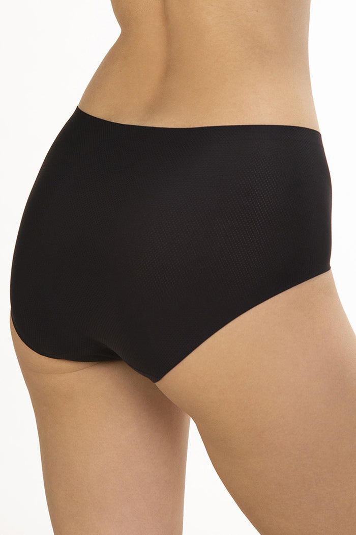 Бесшовные трусики слип с высокой талией POL5002MD-02