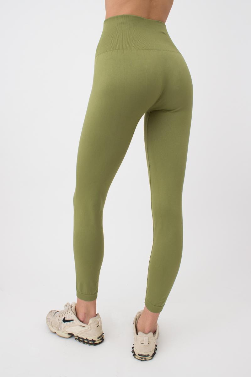 Спортивные бесшовные леггинсы 1009396 Leggings Energy olive branch