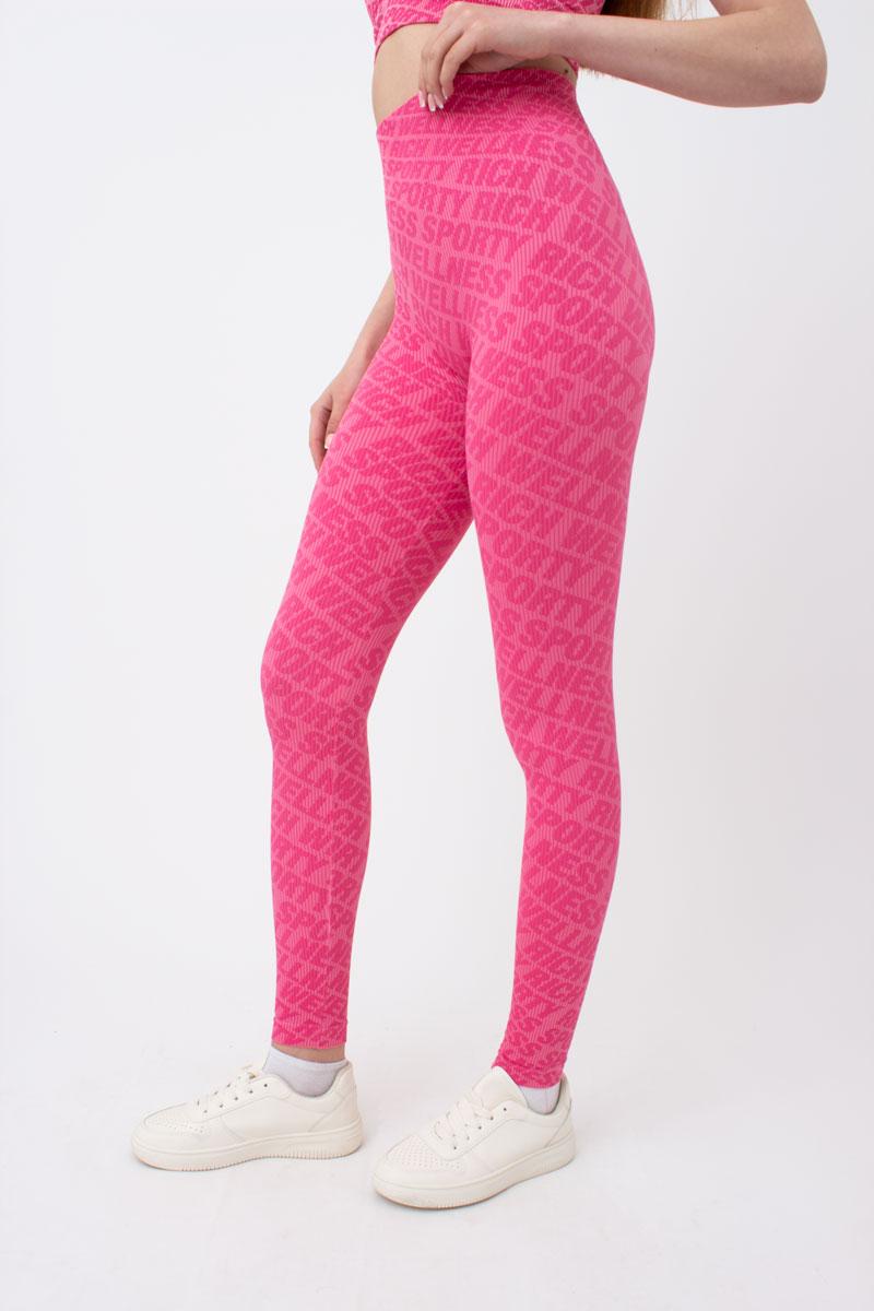 Бесшовные леггинсы в рубчик 1010429 PF Leggings Rib Wellness bubblegum