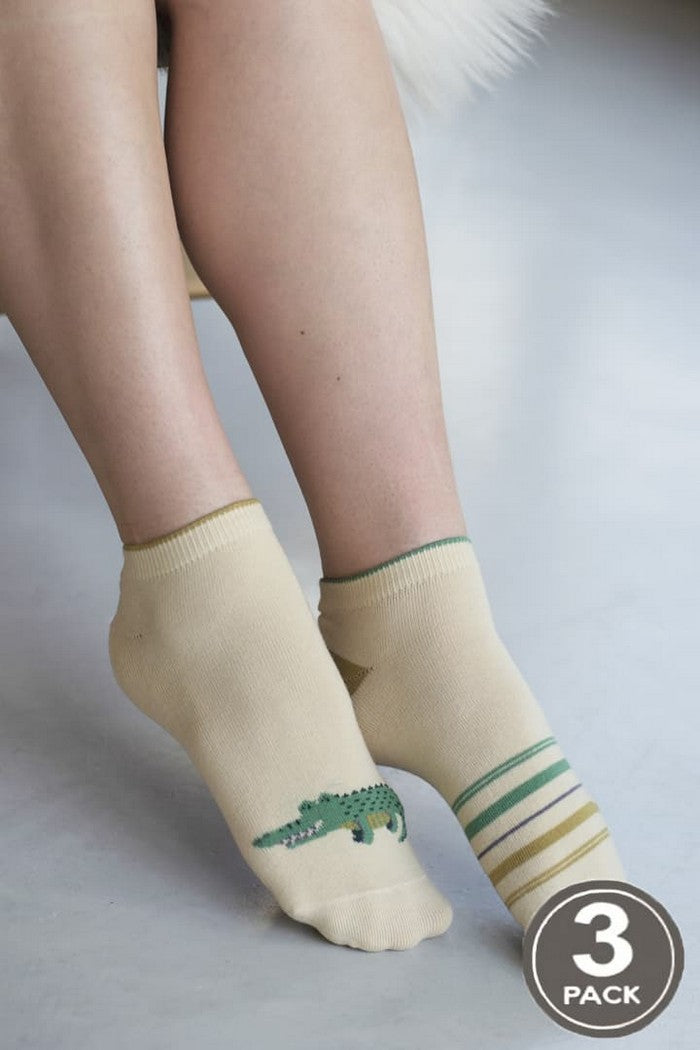 Набор носков с принтом 120 Socks Low (3 пары)