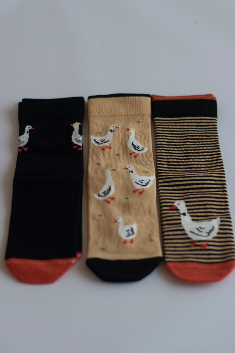 Набор носков с принтом 128 Socks (3 пары)