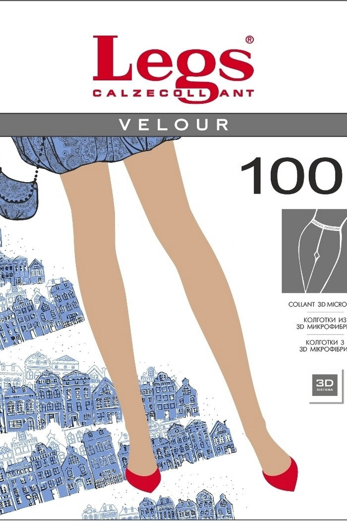 Матовые колготки из микрофибры 610 Velour 100d