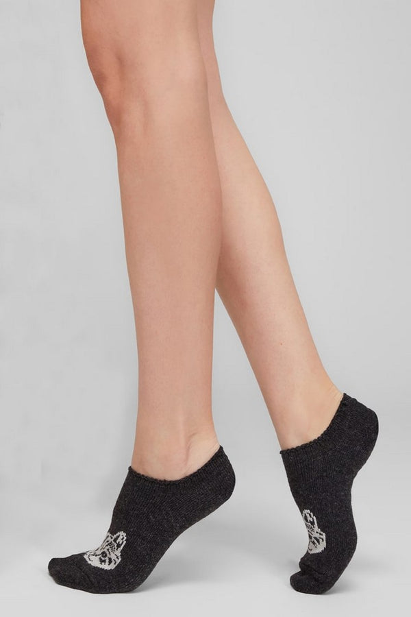 Шерстяные носки с котиками Low Wool LW23