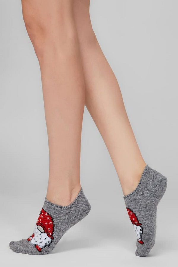 Шерстяные носки с принтом Low Wool LW24
