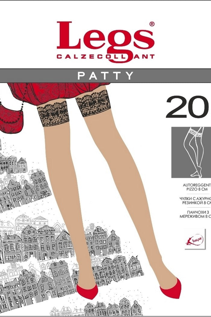 Чулки с кружевной коронкой 230 Patty 20d