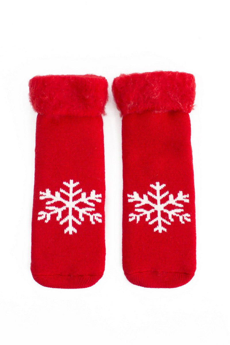 Акрилові шкарпетки зі сніжинкою Thermo 10