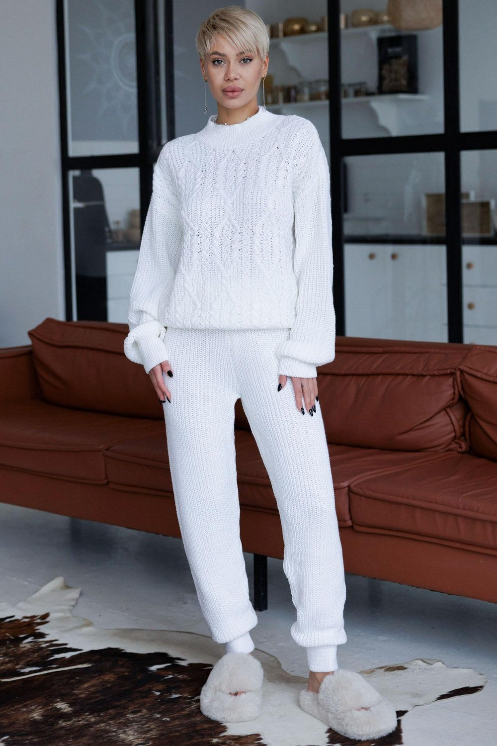 Вязанный костюм из акрила 003/81005