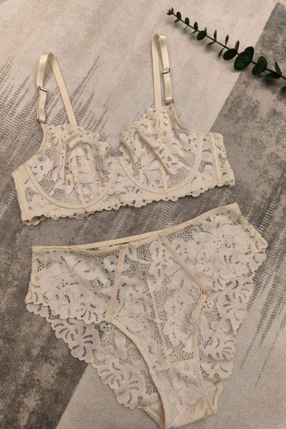 Кружевной бюстгальтер КС007БВ beige