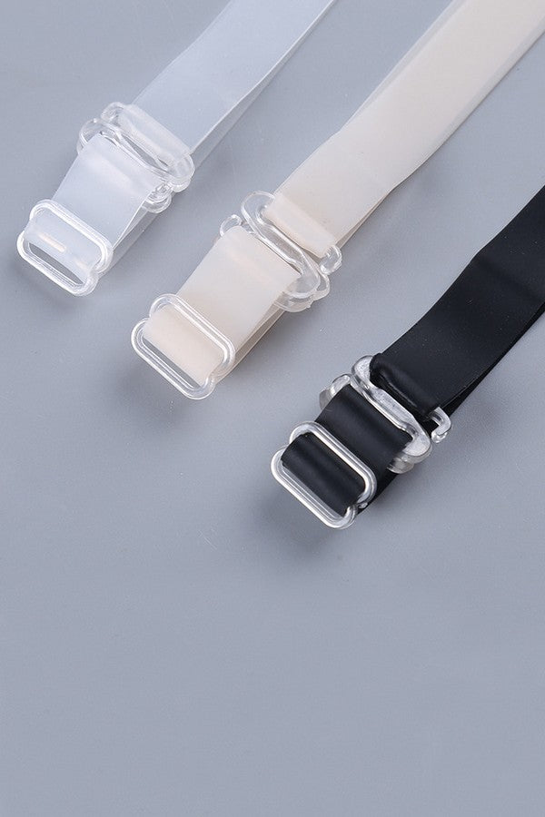 Знімні силіконові бретелі ЛК001А 15 мм