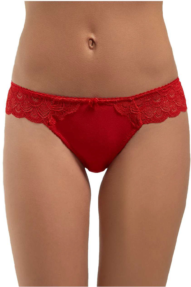 Трусики бразилиана с кружевом L5106B0