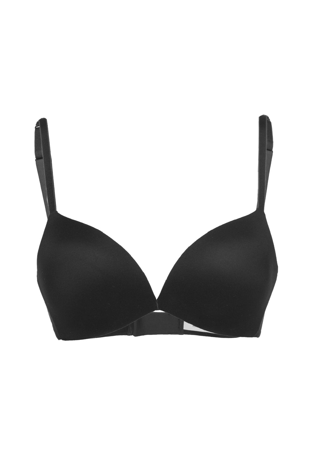 Безшовний бюстгальтер з потрійним пуш-ап L1517A black