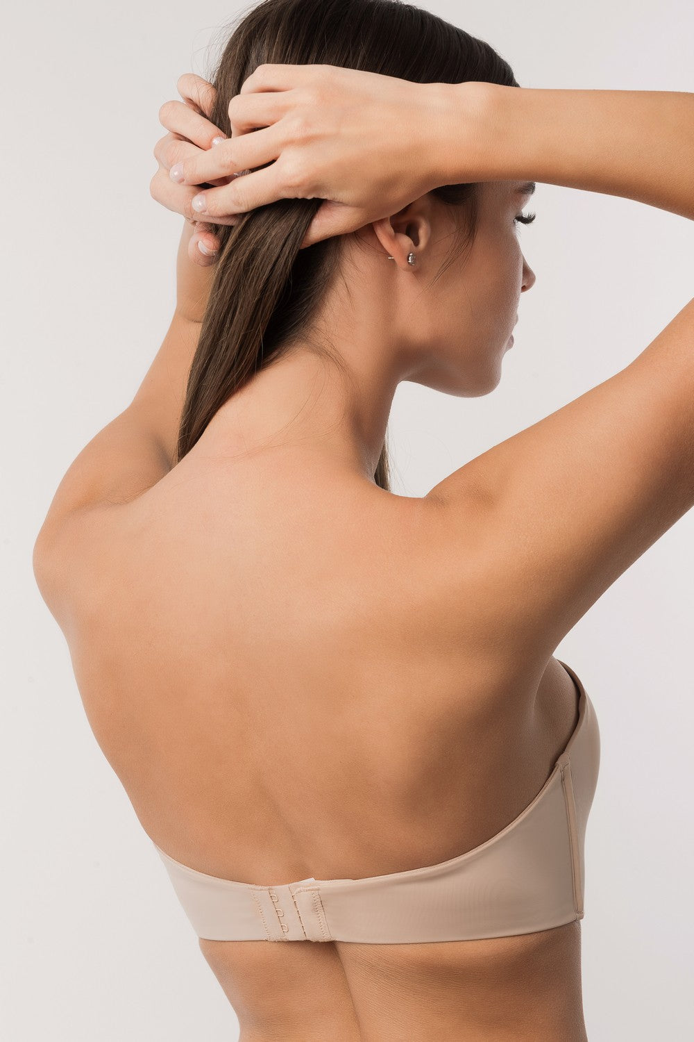 Бюстгальтер балконет без косточек L1523A Caramela beige