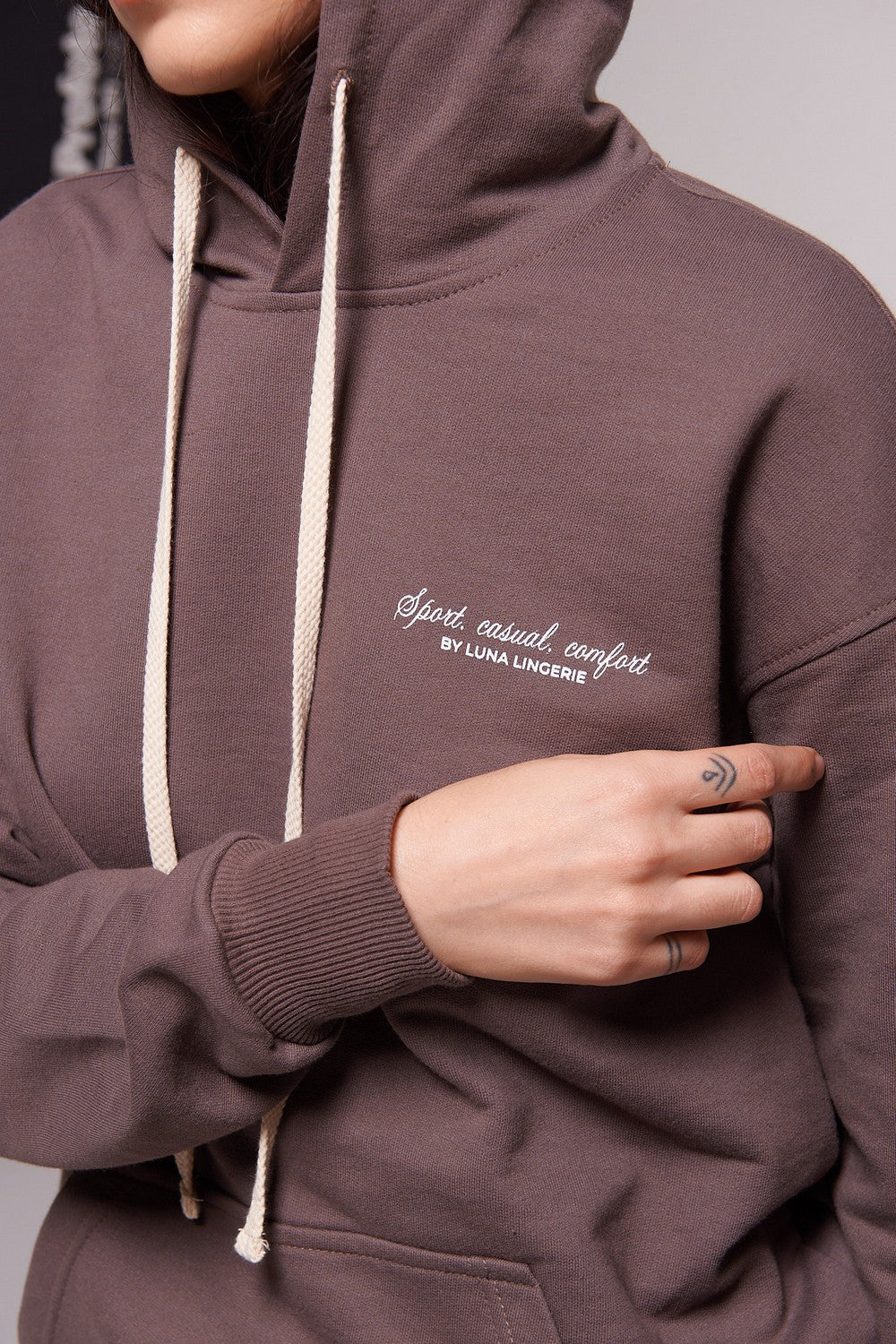 Трикотажное худи с капюшоном LC003h american