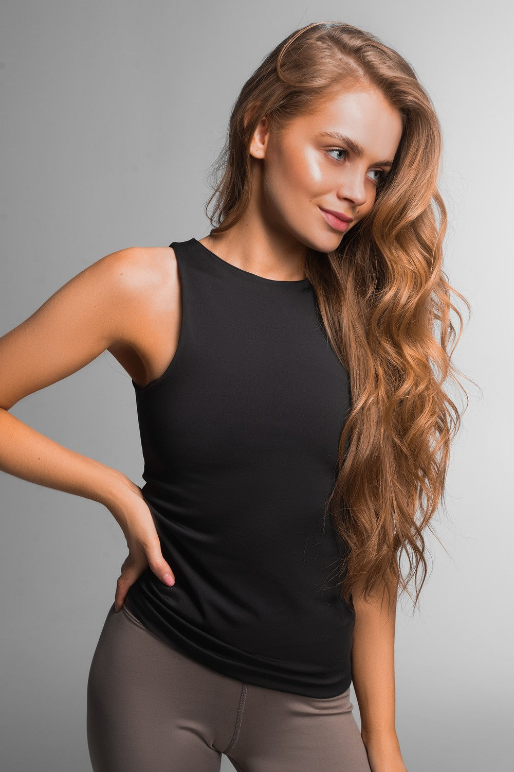 Майка из микрофибры LS001t Tallo beige