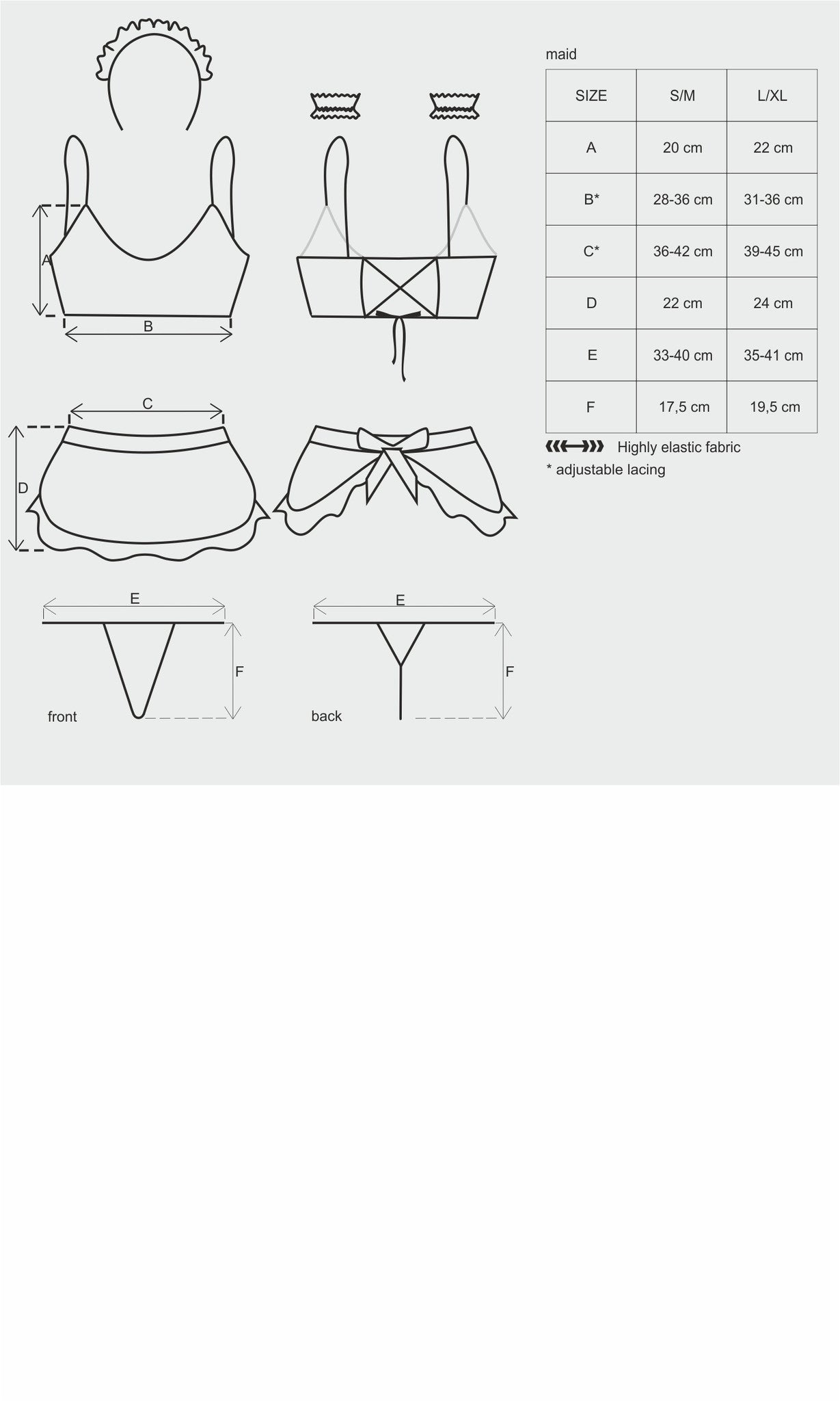 Эротический набор Maid (Горничная)