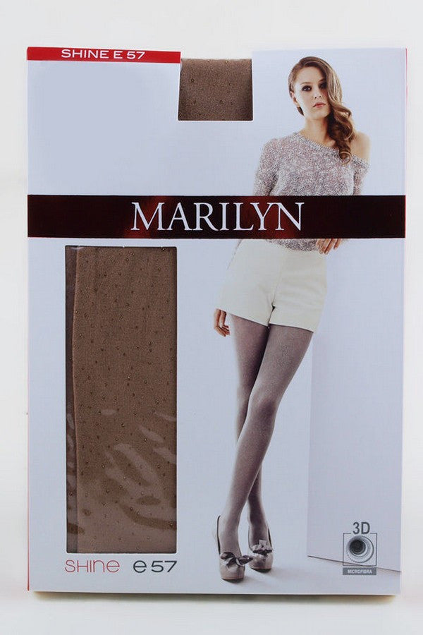 Блискучі колготки з люрексом Shine E57 100d